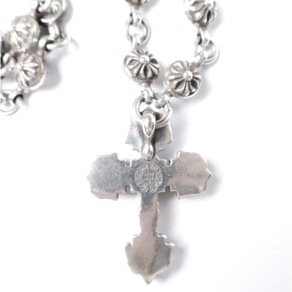 CHROME HEARTS クロムハーツ FILIGREE CROSS XSM CROSS BALL CHAIN NECKLACE 20inch インボイス付 フィリグリークロスクロスボールチェーン |  | 06