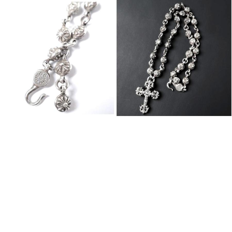 CHROME HEARTS クロムハーツ FILIGREE CROSS XSM CROSS BALL CHAIN NECKLACE 20inch インボイス付 フィリグリークロスクロスボールチェーン |  | 09
