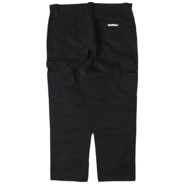 CHROME HEARTS クロムハーツ CARPENTER DOUBLE KNEE インボイス付き カーペンターダブルニーパンツ 34 BLACK ペインター キャンバス |  | 01