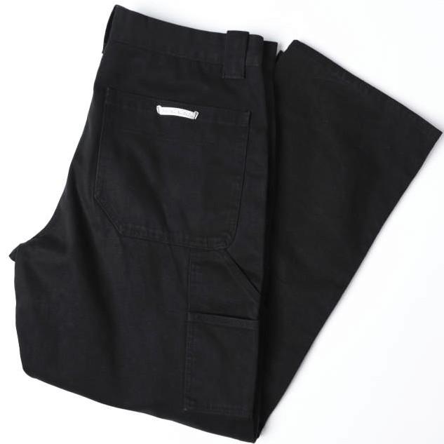 CHROME HEARTS クロムハーツ CARPENTER DOUBLE KNEE インボイス付き カーペンターダブルニーパンツ 34 BLACK ペインター キャンバス |  | 02