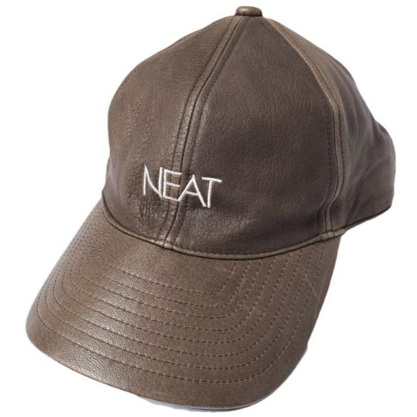 NEAT ニート 日本製 ディアスキンレザーキャップ LEATHER CAP 57-60cm BROWN 6パネル 帽子 g27666 | 