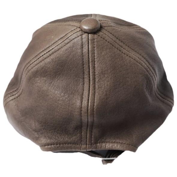 NEAT ニート 日本製 ディアスキンレザーキャップ LEATHER CAP 57-60cm BROWN 6パネル 帽子 g27666 |  | 01
