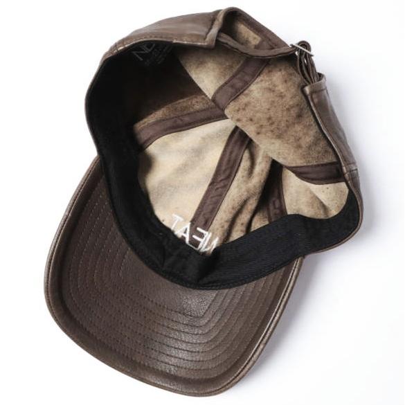 NEAT ニート 日本製 ディアスキンレザーキャップ LEATHER CAP 57-60cm BROWN 6パネル 帽子 g27666 |  | 06