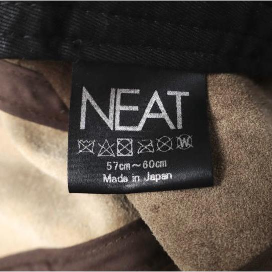 NEAT ニート 日本製 ディアスキンレザーキャップ LEATHER CAP 57-60cm BROWN 6パネル 帽子 g27666 |  | 07