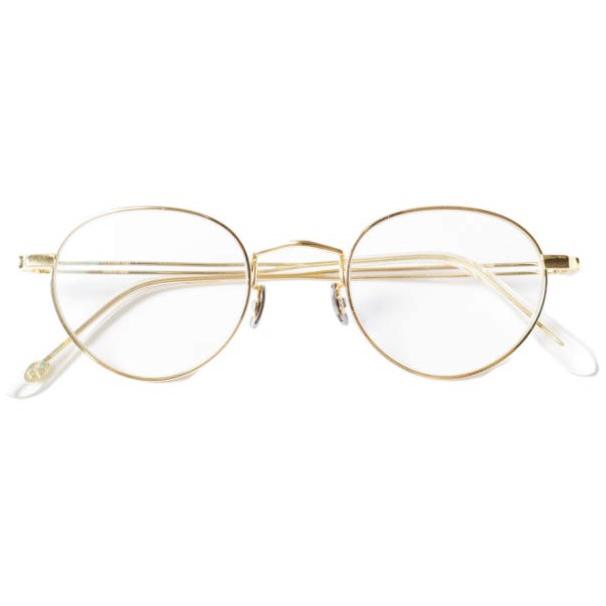 EYEVAN 7285 アイヴァン 7285 日本製 187 c.903 Wワイヤーテンプル サングラス GOLD/LIGHT BROWN 46□23-145 眼鏡 メガネ g27670 | 