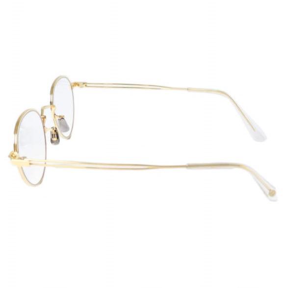 EYEVAN 7285 アイヴァン 7285 日本製 187 c.903 Wワイヤーテンプル サングラス GOLD/LIGHT BROWN 46□23-145 眼鏡 メガネ g27670 |  | 03