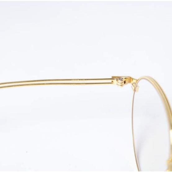 EYEVAN 7285 アイヴァン 7285 日本製 187 c.903 Wワイヤーテンプル サングラス GOLD/LIGHT BROWN 46□23-145 眼鏡 メガネ g27670 |  | 06