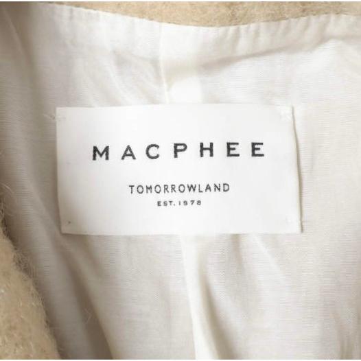 MACPHEE マカフィー 24AW モヘヤシャギー ダブルブレストジャケット 12-07-44-07333 36 ライトベージュ トゥモローランド 定価49,500円 |  | 03