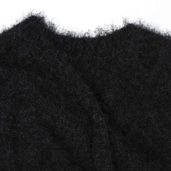 nano universe ナノユニバース 24AW フェザーヤーンクロップド丈前後2wayニットベスト 673-4222344 Free BLACK ジレ トップス g27676 |  | 04
