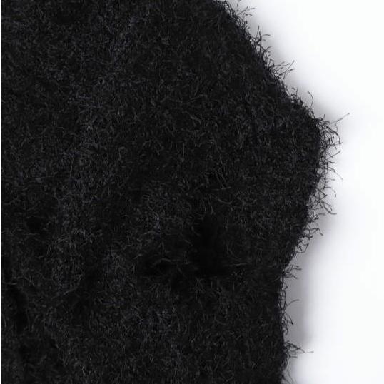 nano universe ナノユニバース 24AW フェザーヤーンクロップド丈前後2wayニットベスト 673-4222344 Free BLACK ジレ トップス g27676 |  | 05