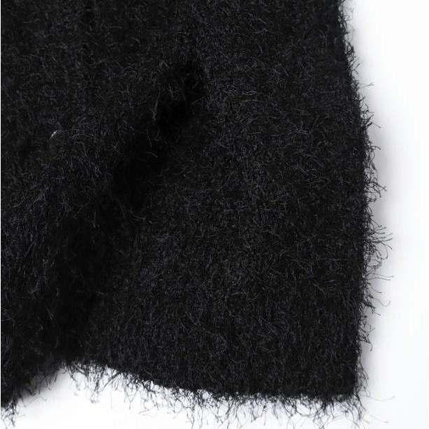 nano universe ナノユニバース 24AW フェザーヤーンクロップド丈前後2wayニットベスト 673-4222344 Free BLACK ジレ トップス g27676 |  | 06