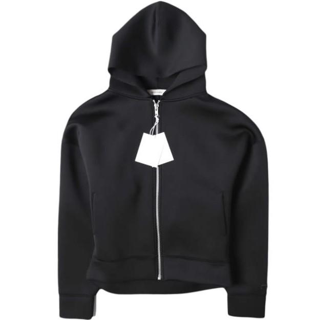 entire studios エンタイアスタジオ 26SS SCUBA ZIP HOOD スキューバジップアップパーカー UNU-26-1033 S BLACK トップス g27687 | 