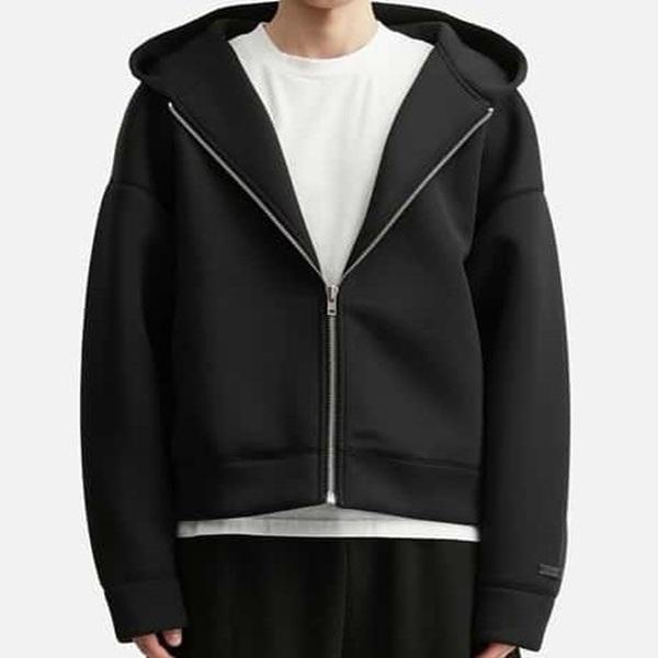 entire studios エンタイアスタジオ 26SS SCUBA ZIP HOOD スキューバジップアップパーカー UNU-26-1033 S BLACK トップス g27687 |  | 02