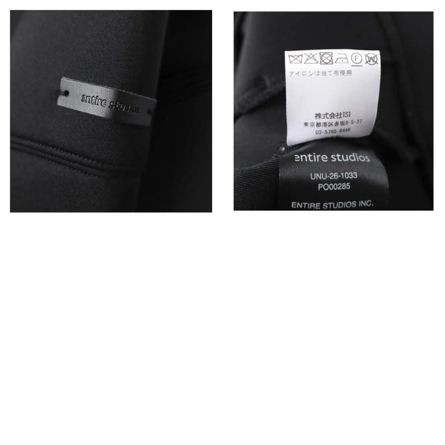 entire studios エンタイアスタジオ 26SS SCUBA ZIP HOOD スキューバジップアップパーカー UNU-26-1033 S BLACK トップス g27687 |  | 09