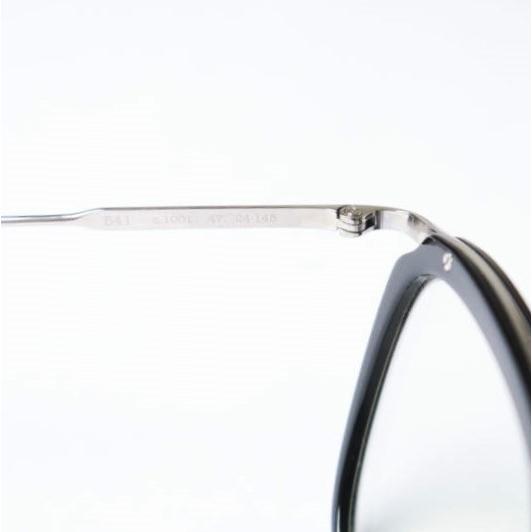 EYEVAN 7285 アイヴァン 7285 541 C.1001 コンビネーションフレーム ウエリントンサングラス BLACK/LIGHT GRAY 47□24-145 眼鏡 メガネ |  | 08