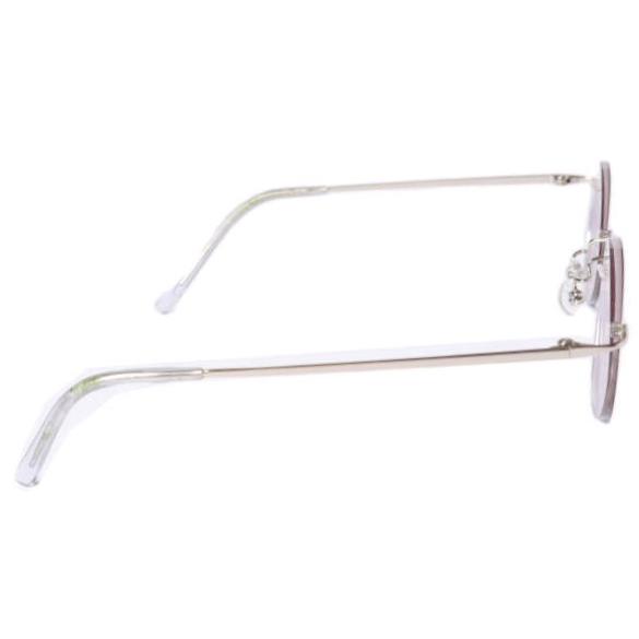 Atelier Macri アトリエマクリ RIMLESS リムレスメガネ オーバルサングラス ホワイトゴールド/ライトピンク(度入り) 51□18 140 メガネ |  | 04