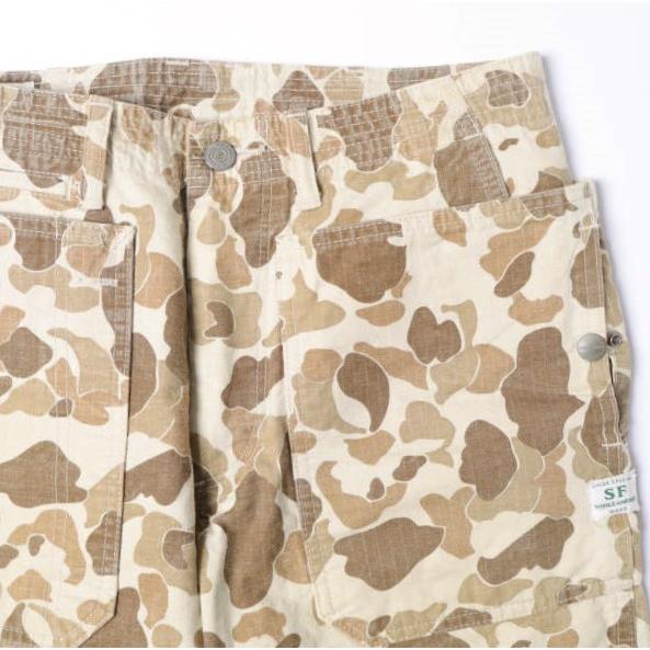SASSAFRAS ササフラス Fall Leaf Pants 1/2 RIPSTOP CAMO フォールリーフハーフパンツ ダック リップストップ S HUNTER CAMO ショーツ |  | 02