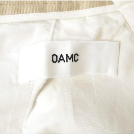 OAMC オーエーエムシー イタリア製 IDOL PANTS アイドルパンツ テーパードチノトラウザーズ OAMQ311731 OQ242500 28 BEIGE 定価64,350円 |  | 03