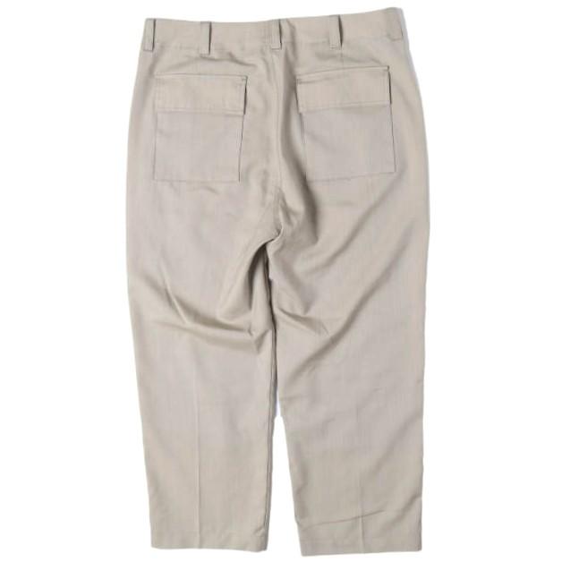 Ernie Palo アーニーパロ 日本製 Wool Fatigue Pants ウォッシャブルウールトロ ファティーグパンツ EP01SPT02 48 BEIGE 定価41,800円 |  | 01