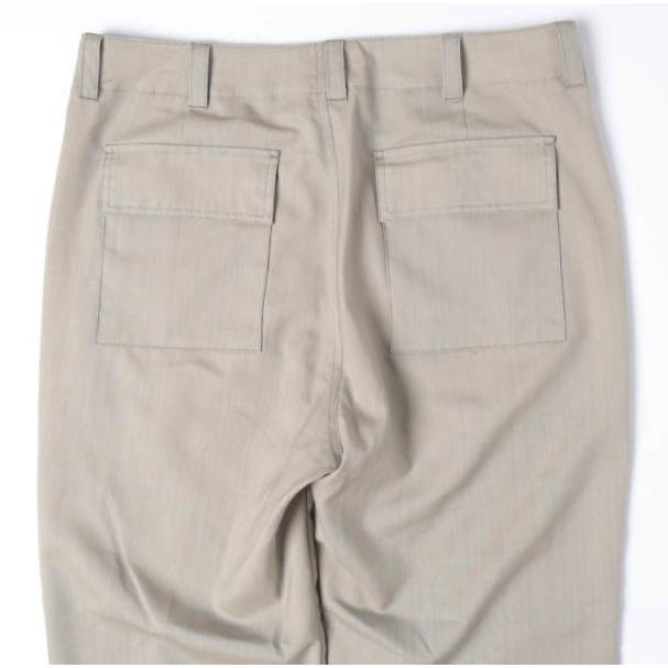 Ernie Palo アーニーパロ 日本製 Wool Fatigue Pants ウォッシャブルウールトロ ファティーグパンツ EP01SPT02 48 BEIGE 定価41,800円 |  | 06