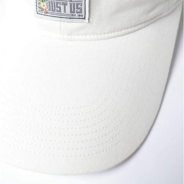KITH NYC キスニューヨークシティ 22SS JUST US CAP コットンツイル ロングビル6パネルキャップ 22095060002420 WHITE Kith＆Kin 帽子 |  | 03