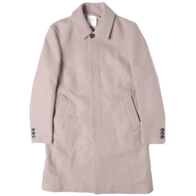 UNITED TOKYO ユナイテッドトウキョウ Super110's メルトンステンカラーコート 407351001 2 SMOKE PINK STUDIOUS バルカラー 定価30,360円 | 