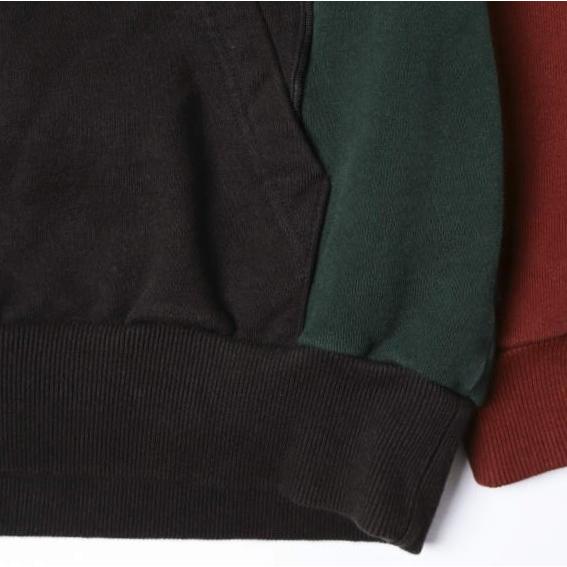 KEBOZ ケボズ 22AW ICON VERTICAL COLOR SWEAT HOODIE アイコンバーティカルカラースウェットフーディー L Black プルオーバーパーカー |  | 06