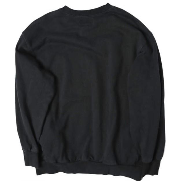 Acy エイシー GARMENT DYE CREW NECK SWEAT ガーメントダイ クルーネックスウェット 3(XL) L.BLACK トレーナー 裏毛 MIN-NANO ミンナノ |  | 01