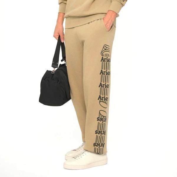 Aries アリーズ イタリア製 Column Sweatpant ローマ神殿 スウェットパンツ SPAR30009 S Brown Khaki ボトムス g27712 |  | 02