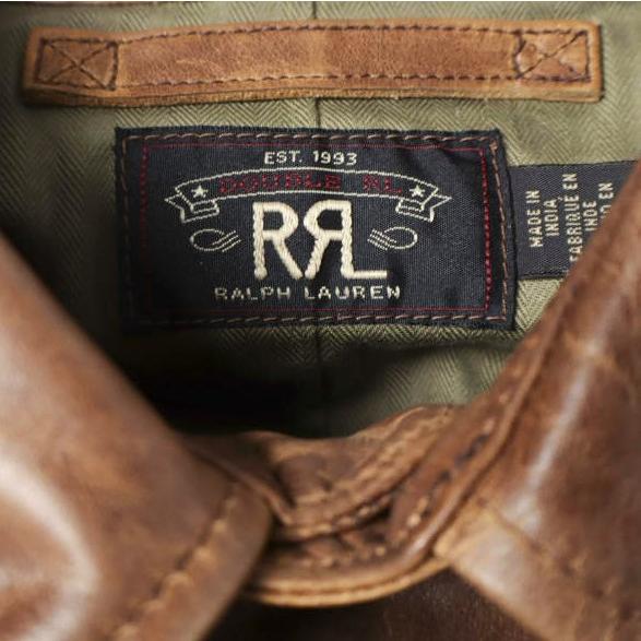 新品 RRL ダブルアールエル BRADLEY LEATHER CAR COAT レザーカーコート MNRROTW12820116 XS レザージャケット Double RL 定価385,000円 |  | 04