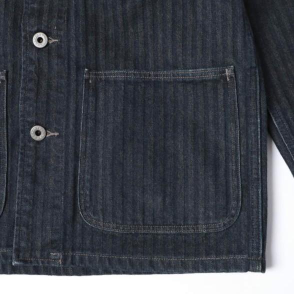 RRL 26SS リミテッドエディション インディゴヘリンボーンシャツ XS Double RL LIMITED EDITION ジャケット カバーオール 定価106,700円 |  | 04