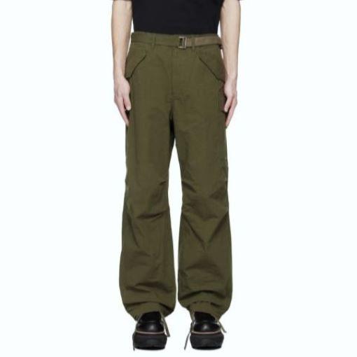 sacai サカイ 24SS Rip Stop Pants リップストップ ベルテッド カーゴパンツ 24-03360M 3 OLIVE GREEN ボトムス g27722 |  | 02