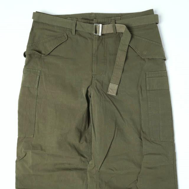sacai サカイ 24SS Rip Stop Pants リップストップ ベルテッド カーゴパンツ 24-03360M 3 OLIVE GREEN ボトムス g27722 |  | 03
