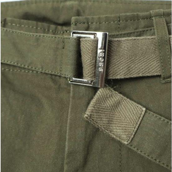 sacai サカイ 24SS Rip Stop Pants リップストップ ベルテッド カーゴパンツ 24-03360M 3 OLIVE GREEN ボトムス g27722 |  | 04