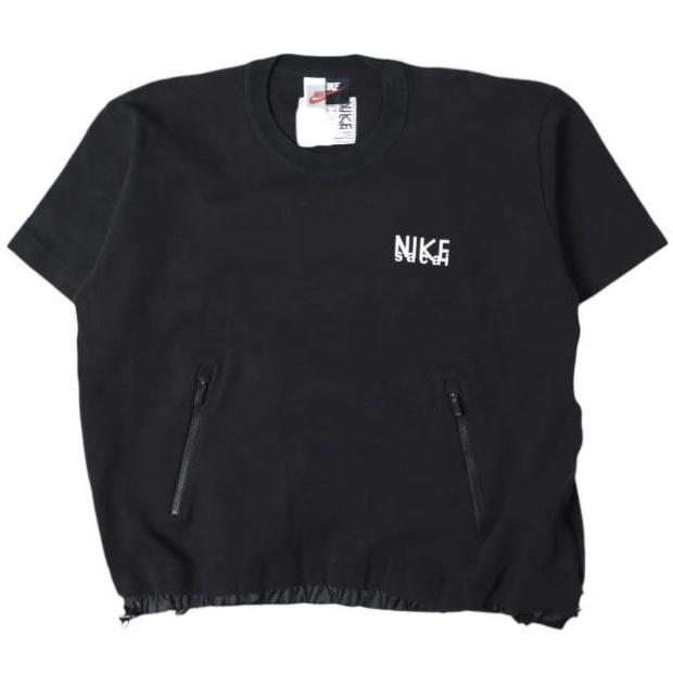 sacai x NIKE サカイ ナイキ 22AW 別注 AS U NRG SS TOP フェイクレイヤード ヘビーウェイト クルーネックTシャツ DQ9056-010 XL BLACK | 