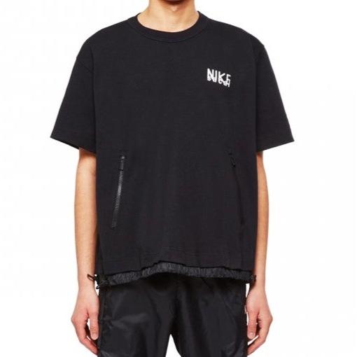 sacai x NIKE サカイ ナイキ 22AW 別注 AS U NRG SS TOP フェイクレイヤード ヘビーウェイト クルーネックTシャツ DQ9056-010 XL BLACK |  | 02
