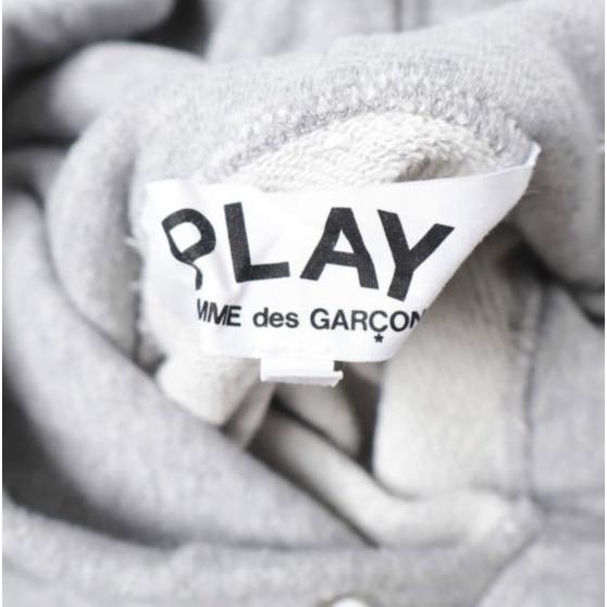 PLAY COMME des GARCONS x NIKE プレイコムデギャルソン ナイキ 別注 LOGO HOODIE 裏毛 スウェットプルオーバーパーカー AE-T404 XXL GRAY |  | 02