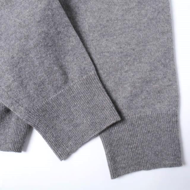 Berluti ベルルッティ イタリア製 レザーディテール カシミヤVネックカーディガン R14KCL51YABX M GRAY ニット トップス g27734 |  | 04