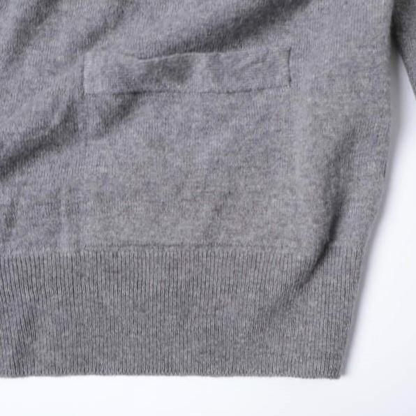 Berluti ベルルッティ イタリア製 レザーディテール カシミヤVネックカーディガン R14KCL51YABX M GRAY ニット トップス g27734 |  | 05