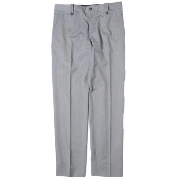 DOLCE＆GABBANA ドルチェアンドガッバーナ イタリア製 ヴァージンウール ノープリーツスラックス G3P6CT / FU2F9 46 Gray パンツ ボトムス | 