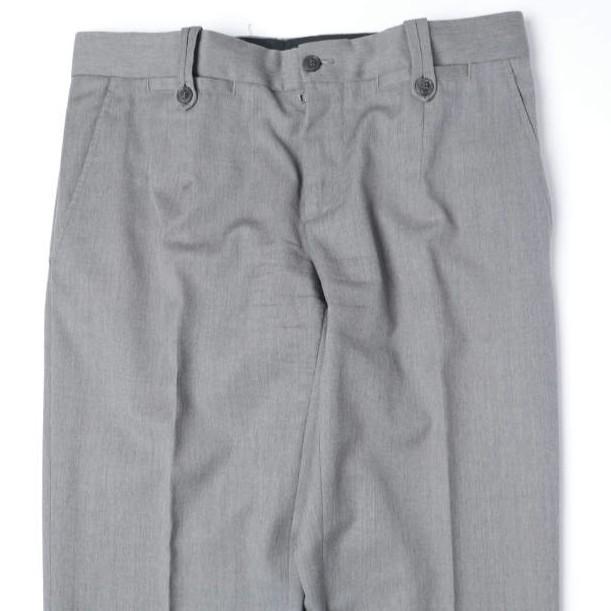 DOLCE＆GABBANA ドルチェアンドガッバーナ イタリア製 ヴァージンウール ノープリーツスラックス G3P6CT / FU2F9 46 Gray パンツ ボトムス |  | 02