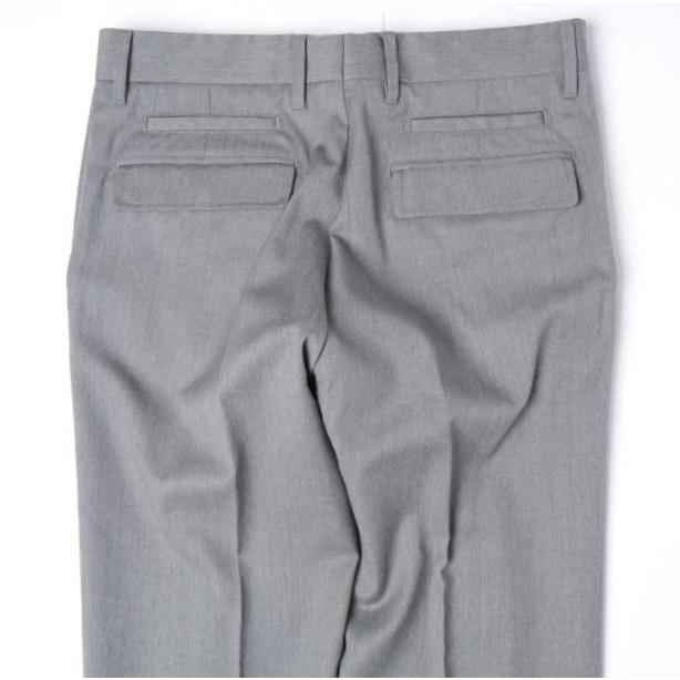 DOLCE＆GABBANA ドルチェアンドガッバーナ イタリア製 ヴァージンウール ノープリーツスラックス G3P6CT / FU2F9 46 Gray パンツ ボトムス |  | 05
