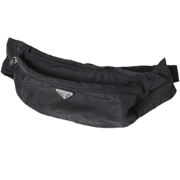 PRADA プラダ イタリア製 トライアングルロゴ ナイロンボディバッグ BLACK ウエストバッグ カバン g27741 |  | 02