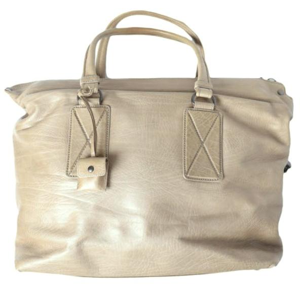 BOTTEGA VENETA ボッテガヴェネタ イタリア製 レザーボストンバッグ 144774 V3420 1504 GREIGE カバン g27743 | 