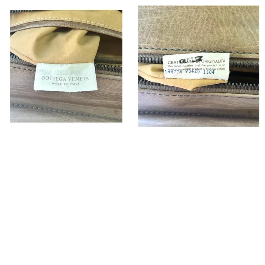 BOTTEGA VENETA ボッテガヴェネタ イタリア製 レザーボストンバッグ 144774 V3420 1504 GREIGE カバン g27743 |  | 09
