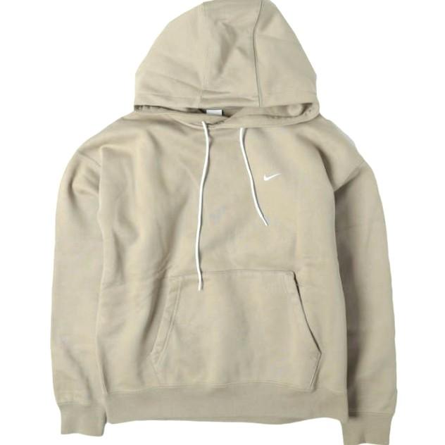 NIKELAB ナイキラボ Solo Swoosh Fleece Hoodie 裏起毛 スウェットプルオーバーパーカー DA0316-247 L KHAKI トップス g27761 | 