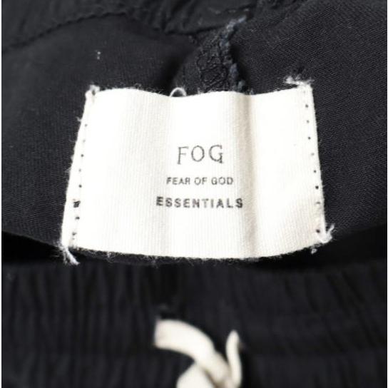 FOG ESSENTIALS エフオージー エッセンシャルズ ストレッチツイル 裾ジップ テーパードイージーパンツ 133SP172005F M BLACK Fear of God |  | 02