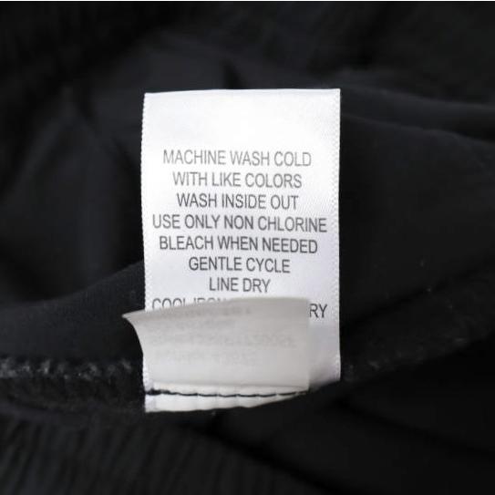 FOG ESSENTIALS エフオージー エッセンシャルズ ストレッチツイル 裾ジップ テーパードイージーパンツ 133SP172005F M BLACK Fear of God |  | 08