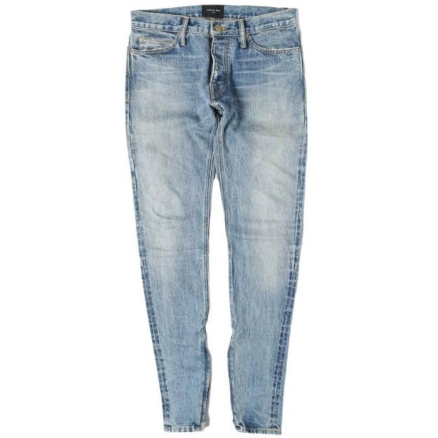 FEAR OF GOD フィアオブゴッド SELVEDGE DENIM BLEACH VINTAGE JEAN 裾ジップ 5Pセルビッチデニムパンツ 5C-17-SDVJ 31 定価117,700円 | 