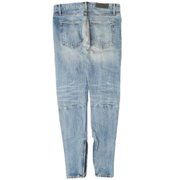 FEAR OF GOD フィアオブゴッド SELVEDGE DENIM BLEACH VINTAGE JEAN 裾ジップ 5Pセルビッチデニムパンツ 5C-17-SDVJ 31 定価117,700円 |  | 01